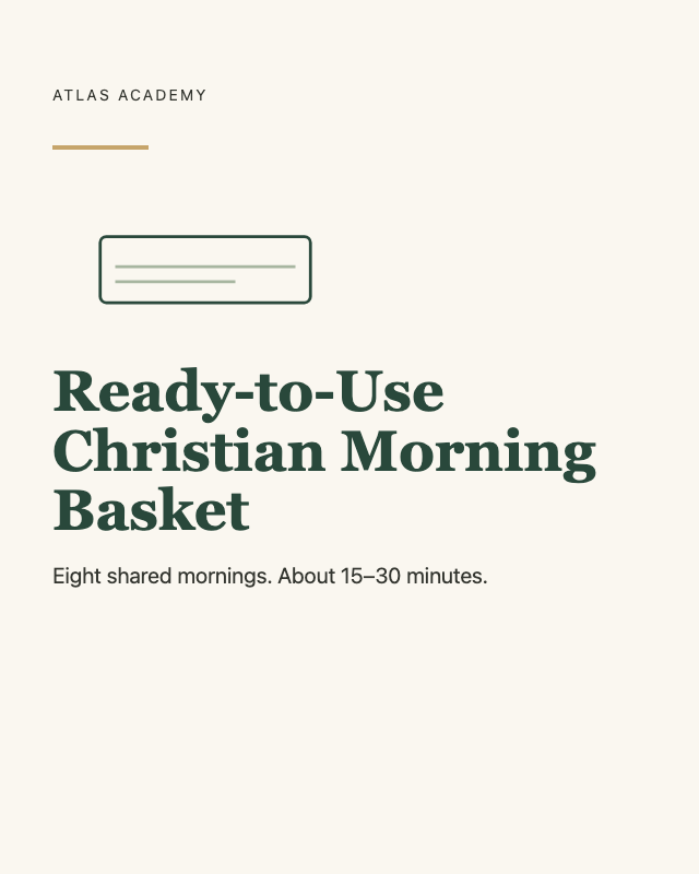Cover of the Ready-to-Use Christian Morning Basket.