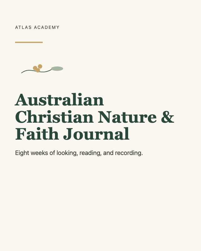 Cover of the Australian Christian Nature and Faith Journal.